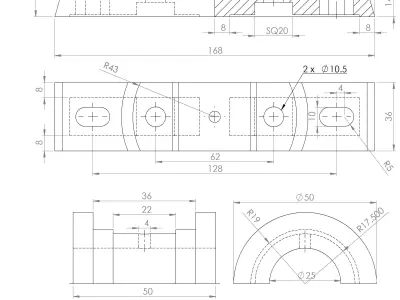 Plummer Block 3D model