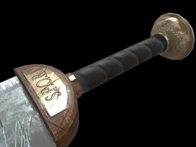 Gladius sword 3D model