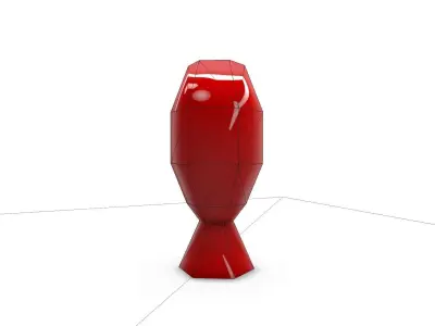 Vase SHC Quick Office LM Low-poly 3D model