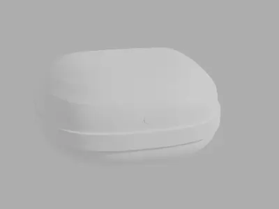 Motorcycle trunk box Low-poly 3D model