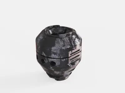 Muzzle brake Grev 3D model