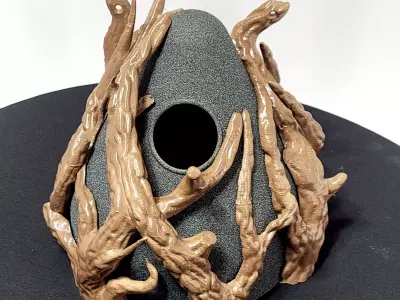 Birdhouse - Tree Egg - 3d Print 3D print model