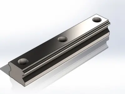 Guia Linear OBR A 55R Linear Guide 3D model