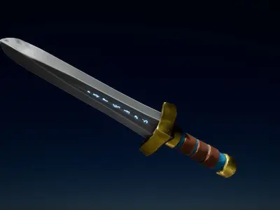 Stylized PBR Little Sword Pack V2 Low-poly 3D model