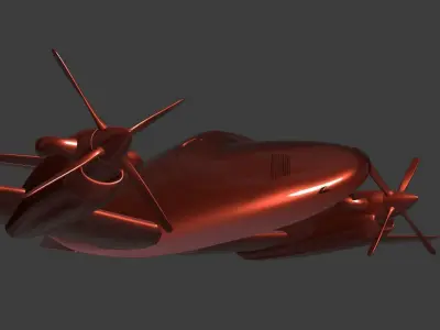 Beechcraft King Air B200 ready for 3D printing 3D print model