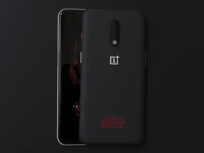 OnePlus 7 Star Wars Special Edition Black Red White 3D model
