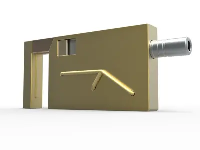 Atreides Gun from the movie Dune 1984 3D model