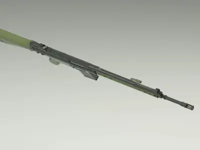 G3 Rifle 3D model 3D model