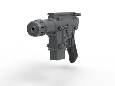 Blaster pistol A280-CFE from the movie Rogue One 2016 3D model