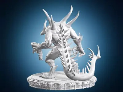 Diablo Lord of Terror Miniature 3D print model