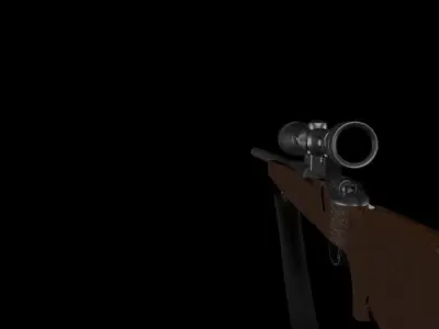 M40 Sniper Free low-poly 3D model