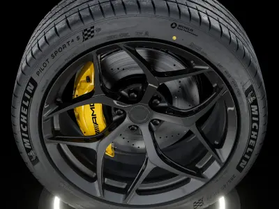 Michelin Pilot Sport 4S 285 40 ZR22 110Y XL MO1 3D model