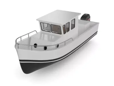 Motorboat 3D model