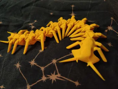 Articulated Centipede 3D print model