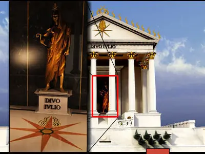 Temple of Julius Caesar Huelsen Type 3D model