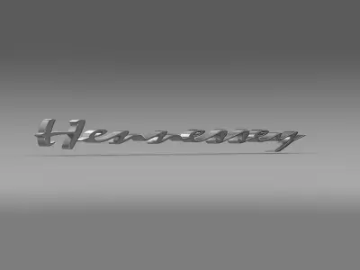 Hennesey logo 3D model