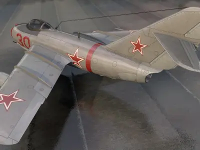 Mikoyan-Gurevich MIG-15 Fagot 3D model