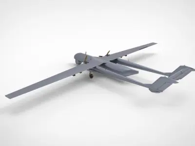 TAI Anka Turkish Drone UAV 3D model
