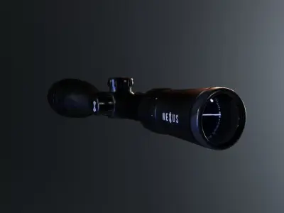 Sniper Scope Game Ready  Low-poly 3D model purchase