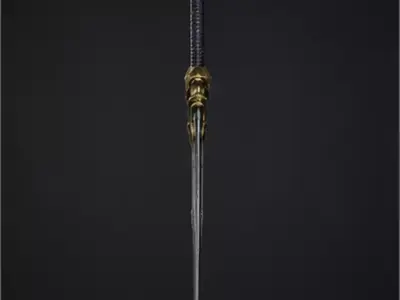 Kingshade Dagger Low-poly 3D model