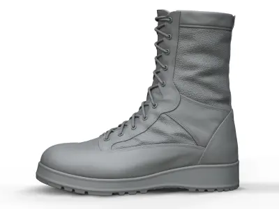 Army Boots - High Poly 3D model