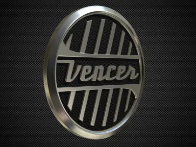 vencer logo 3D model