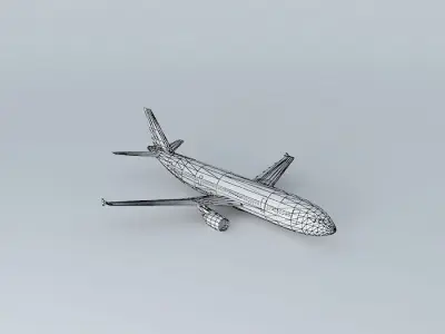 Template Airbus A300 600  Free 3D model