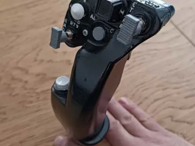 AH-64D Apache cyclic 3D printing model with electric componenets 3D print model