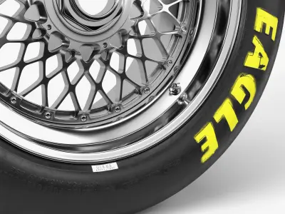 Goodyear Eagle BBS E55 Combo 3D model