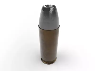 Modern Bullet Low-poly 3D model