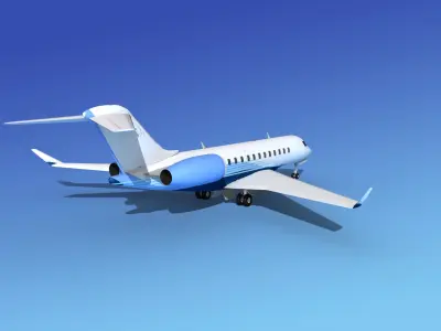 Global Express XRS V08 3D model