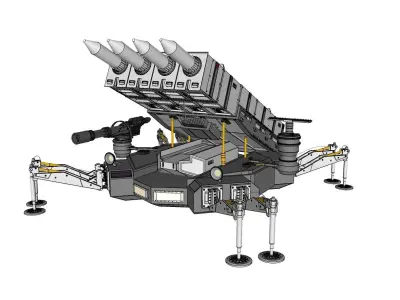 G7 Air defense Free 3D model