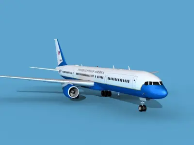 Boeing C-32A Air Force 2 3D model