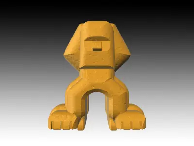 Aquarium Ornaments Sphinx-cave Free 3D print model