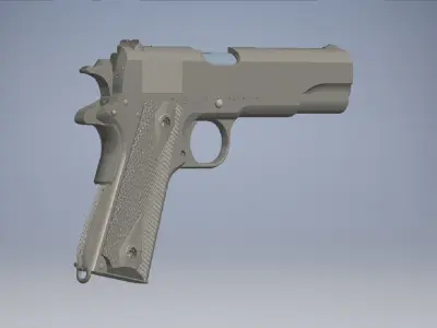 m1911 semi-automatic-pistol 3D model