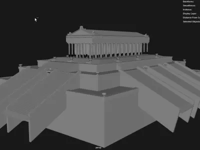 Temple of Artemis 3D model