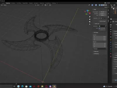 Shuriken spinner 3D model