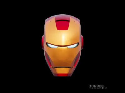 Mk 7 Helmet Low-poly 3D model