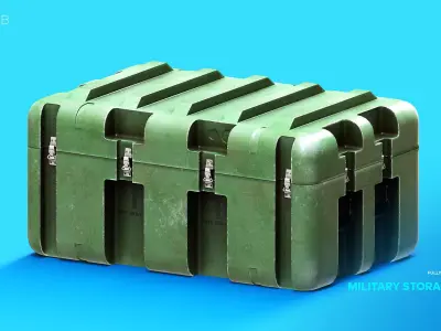 Military Storage Case 3D model