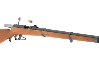 Dreyse needle gun 3D model