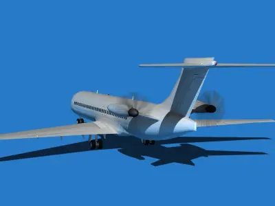 Boeing 7X7-1 Jet Fan V101 3D model