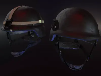 PASGT Helmet Low-poly 3D model