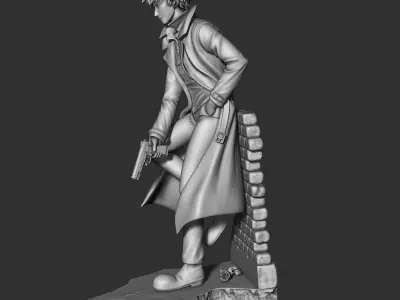 Spike spiegel   3D print model