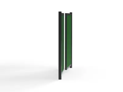 Metal gates 3D model