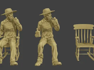Farmer Man FM1 002 3D print model