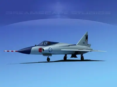 Convair F-102 Delta Dagger HAF 3D model