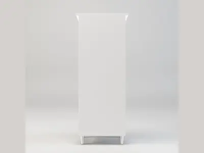 Bookcase Shelf Free low-poly 3D model