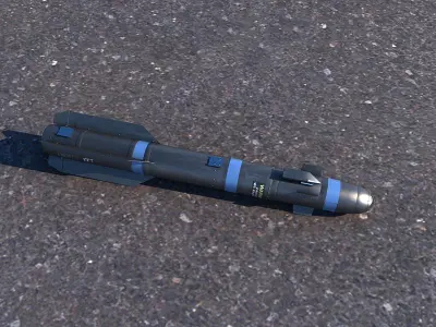 AGM-114 Hellfire II Missile 3D model