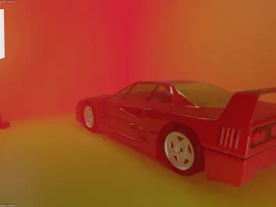 Ferrari F40 Free 3D model