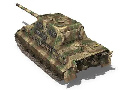 SDKFZ 186 Jagdtiger - 323 3D model